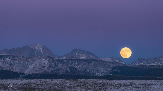 Beaver Moon rising over Indian Pass. Photo by Dave Bell.