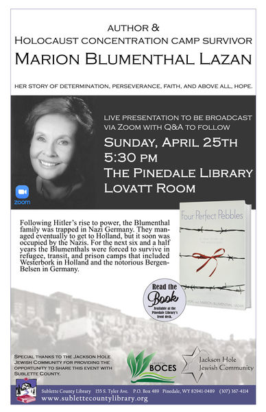 Holocaust talk April 25. Photo by .