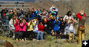 Learning Indian Sign Language. Photo by Dawn Ballou, Pinedale Online.