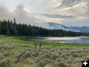 Soda Lake Fire. Photo by Bridger-Teton National Forest.