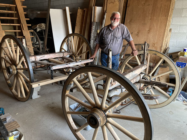 August 2021 progress. Photo by Dawn Ballou, Pinedale Online.