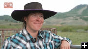 Brittany Haseltine, range rider. Photo by 60 Minutes.