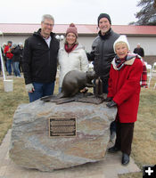 Park dedication. Photo by Dawn Ballou, Pinedale Online.