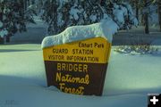 Elkhart Park sign. Photo by Dave Bell.