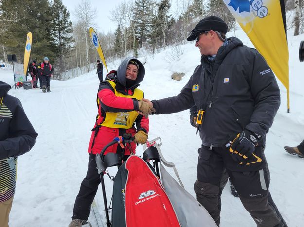 2022 Winner. Photo by Pedigree Sled Dog Race.