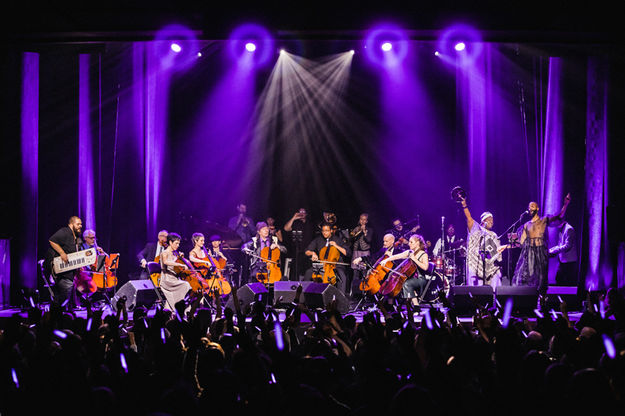 Portland Cello Project. Photo by Pinedale Fine Arts Council.