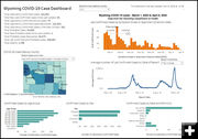 COVID-19 cases in Wyoming. Photo by Pinedale Online.