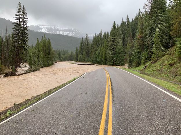 Northeast Road washout. Photo by National Park Service.