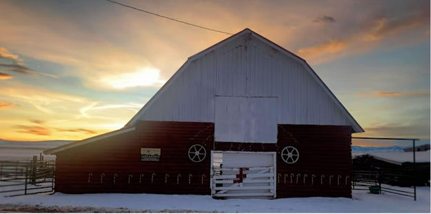 Centennial Barn. Photo by Sublette County Centennial.