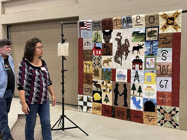 Centennial Quilt. Photo by Sublette County Centennial.