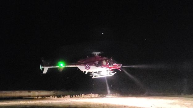 Life Flight. Photo by Sublette County Sheriff's Office.