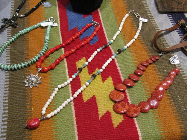 Jewelry. Photo by Dawn Ballou, Pinedale Online.