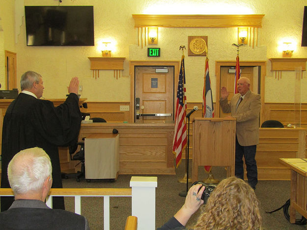 Commissioner Doug Vickrey. Photo by Dawn Ballou, Pinedale Online.