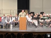 SFC Michael Scherbel - Keynote Speaker. Photo by Dawn Ballou, Pinedale Online.