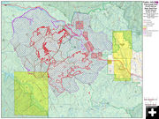 Updated Oct 5 9PM map. Photo by Teton Interagency Fire.