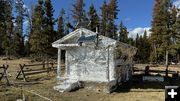 Warming Hut Wrap. Photo by Teton Interagency Fire.