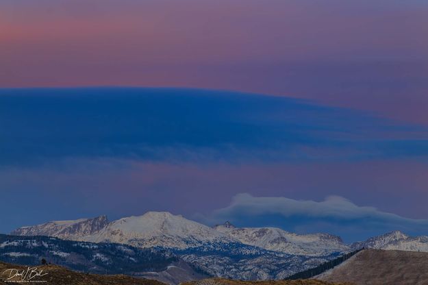 Blue Hour Alpenglow. Photo by Dave Bell.